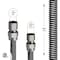 Flextron Gas Line Hose 1/2'' O.D. x 30'' Length 1/2" x 3/8" FIP Fittings, Stainless Steel Flexible Connector FTGC-SS38-30E - alternate 3